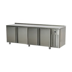 Stół chłodniczy czterodrzwiowy / blat ze zlewem 0,43kW SCH-4D/Z